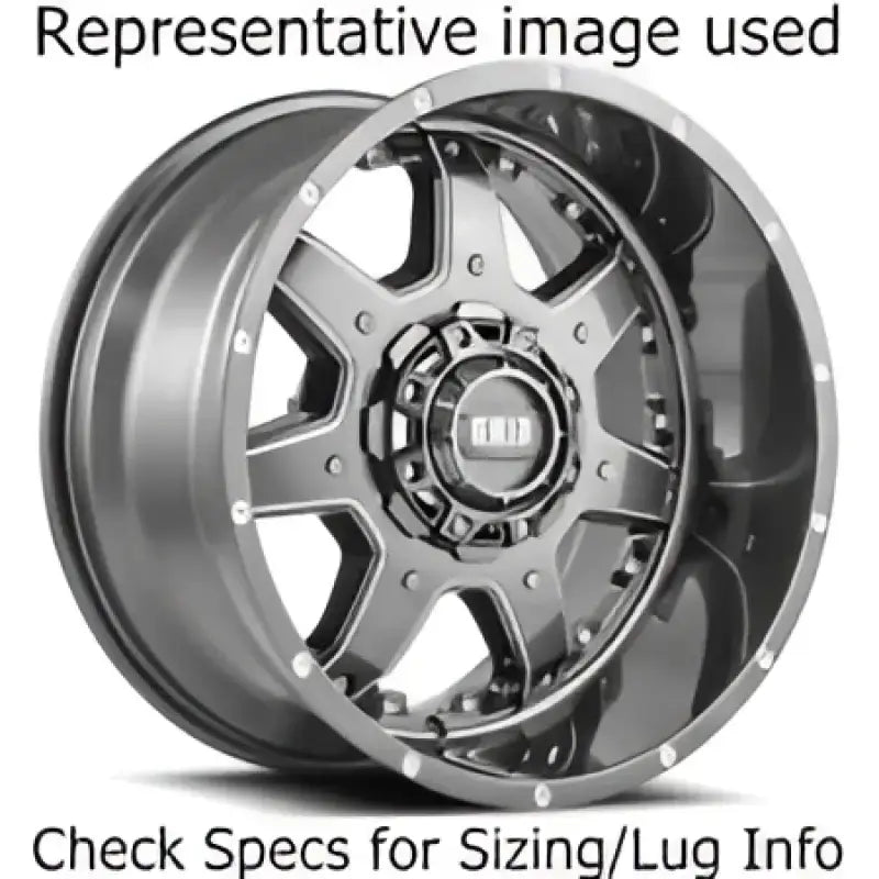 GD0122120027G478 Grid Wheels: chrome black BBS rugged 22x12 design