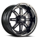 Black and silver GD1020090550M1510 Grid Off-Road wheel for gd1020090550m1510 grid trucks