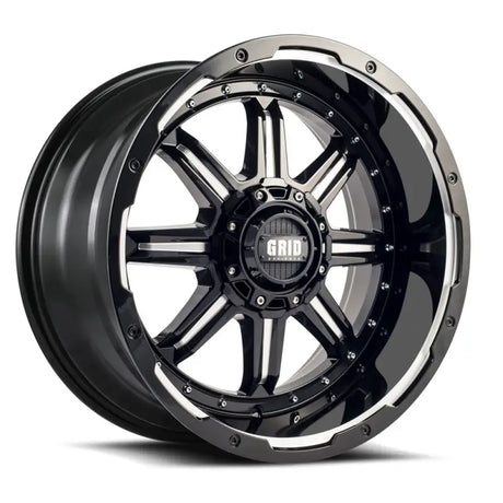 Black and silver GD1020090550M1510 Grid Off-Road wheel for gd1020090550m1510 grid trucks