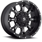 Black and silver Fuel wheel from GD1520090880M0024 Grid Wheels series