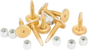 Gold Digger Carbide ski binding screws with silver nuts for your gear underground skiing