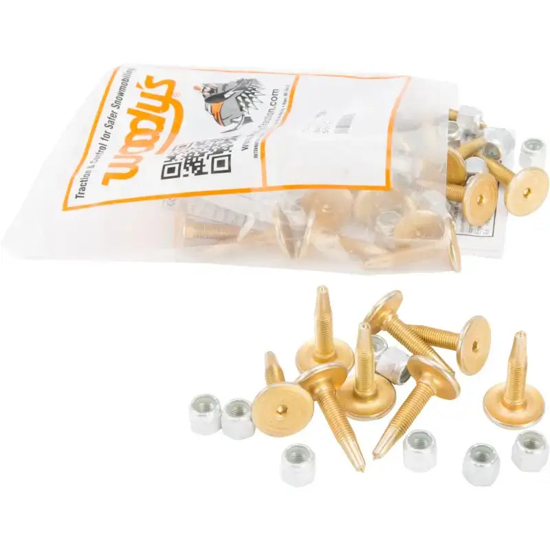 Gold Digger Carbide traction screws with silver nuts for gold digger carbide projects