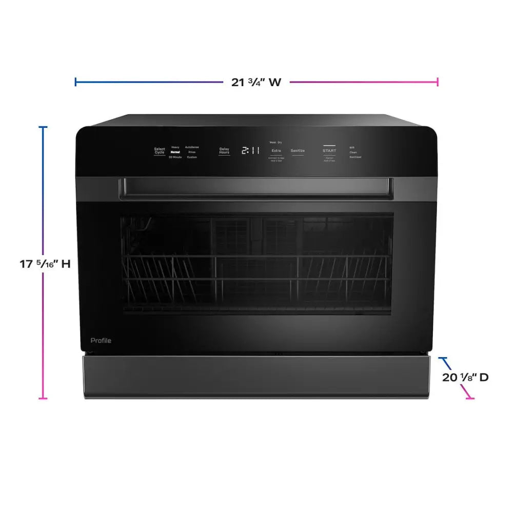 GE Appliance Built-In Wi-Fi Powered By SmartHQ™ Dishwasher PZF560HGWBB - Profile Energy Star Smart Comp
