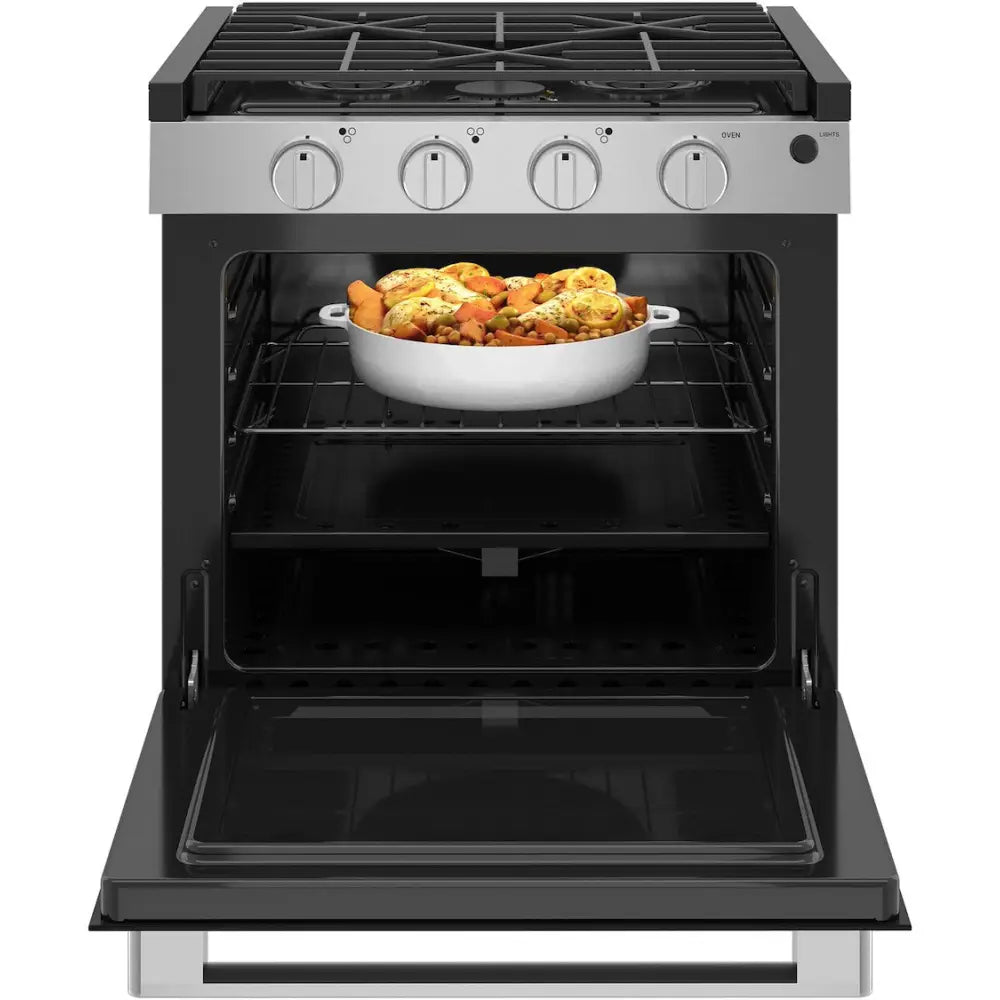 GE Appliance Edge To Edge Grates Stove PLD621RWSS - Profile 21 Drop-IN Gas Range
