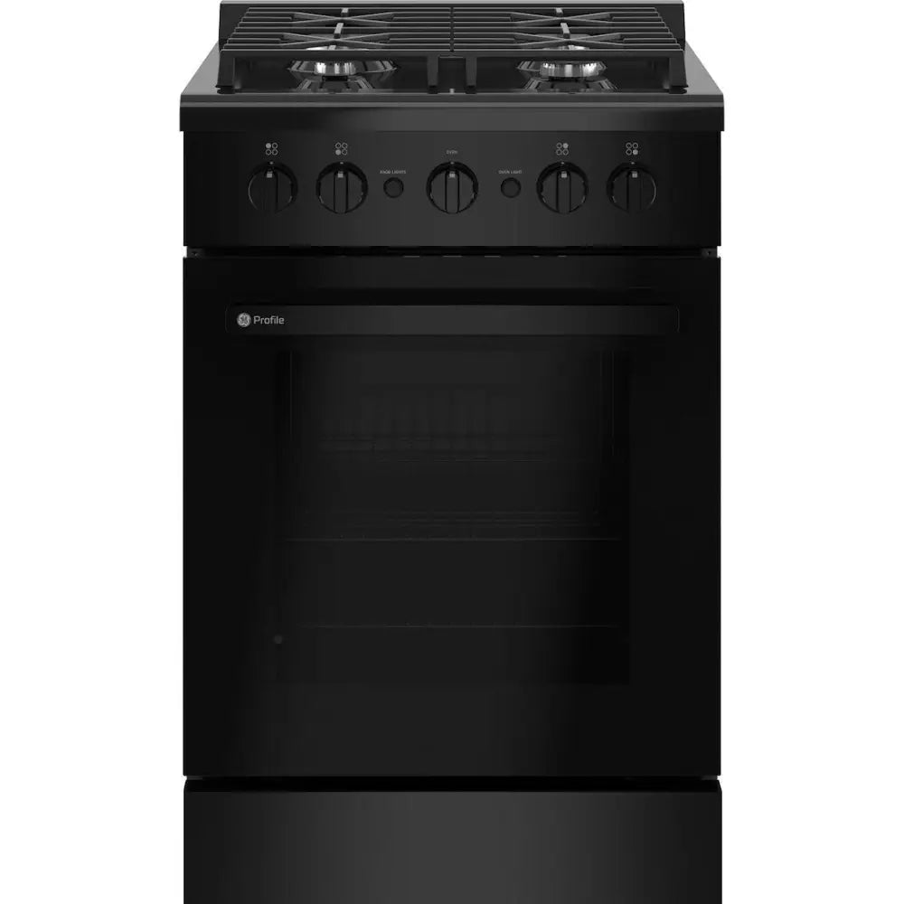 GE Appliance Edge To Edge Grates Stove PLS624DTBB - Profile 24 Free-Standing Gas RA