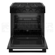 GE Appliance Edge To Edge Grates Stove PLU621DWBB - Black Profile 21 Rangetop