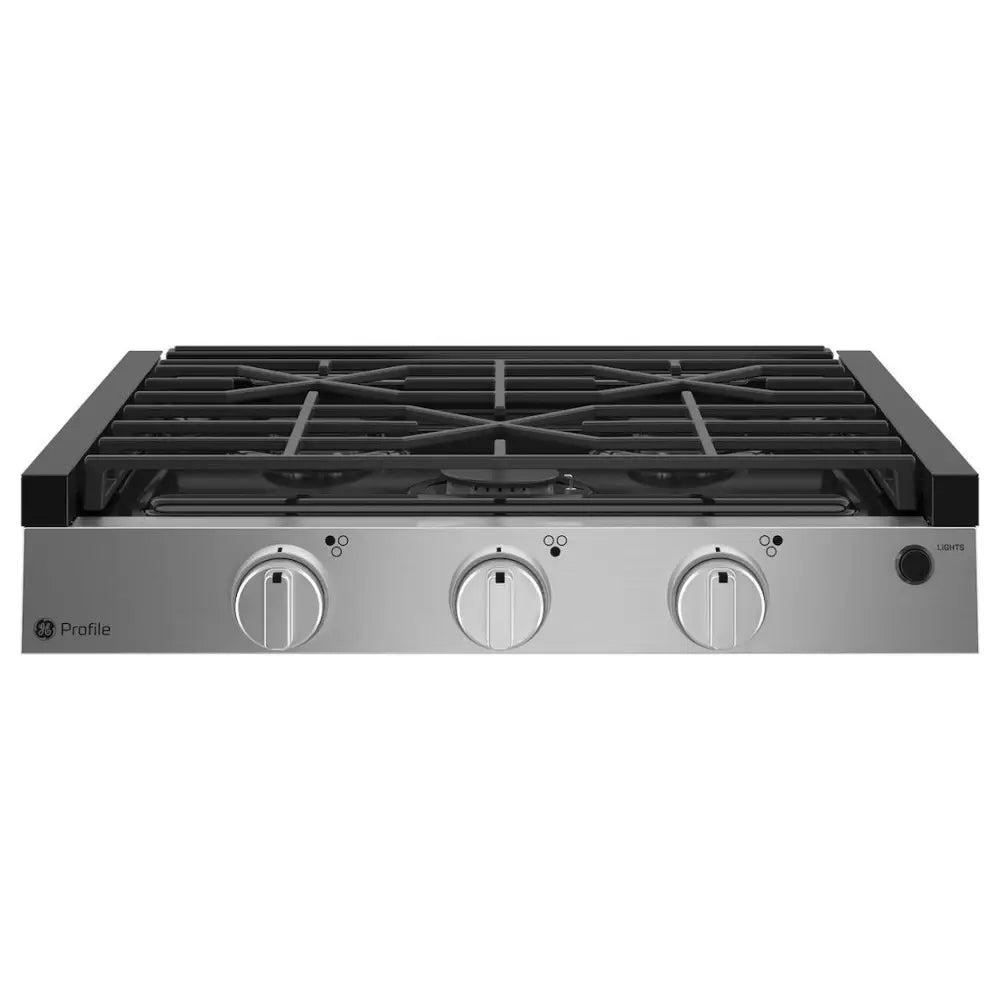 GE Appliance Edge To Edge Grates Stove PLU621RTSS - Profile 21 Rangetop Stainless