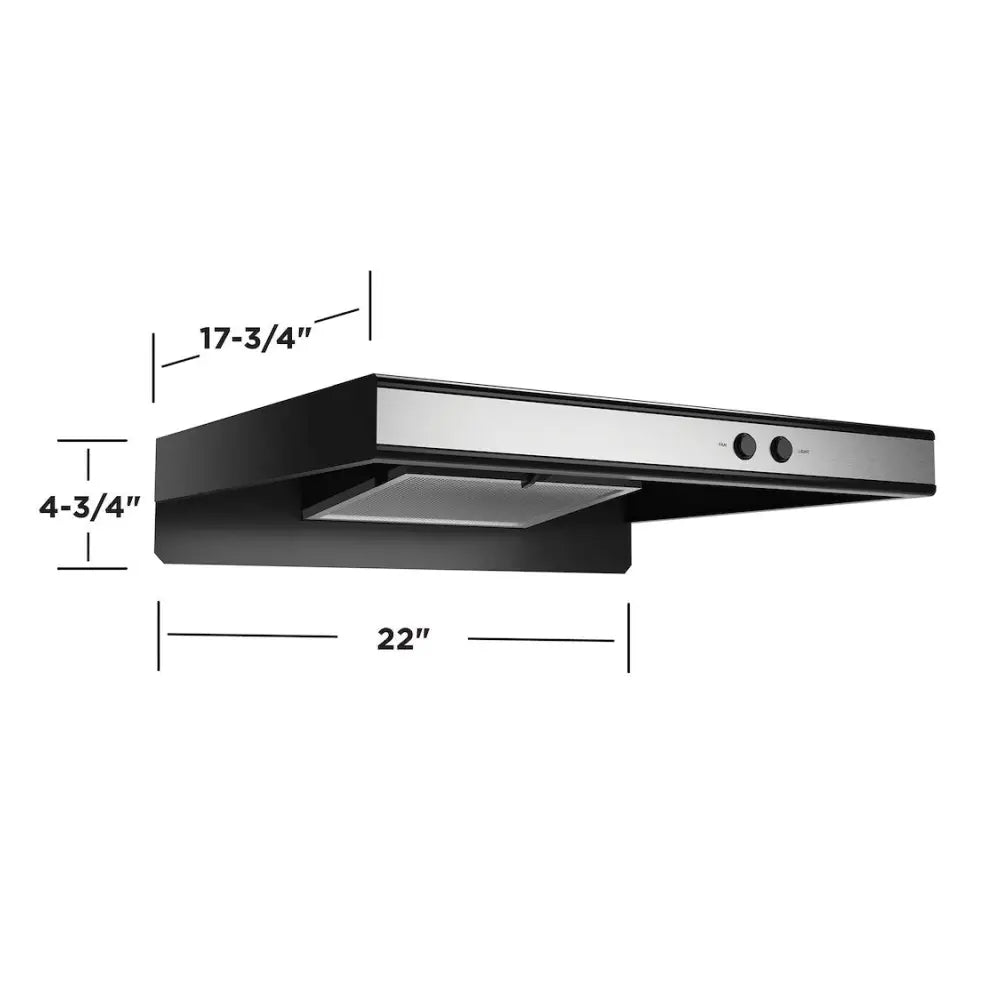GE Appliance LED Cooktop Lighting Stove Vent Hood JVXR22SPSS - RV Range Vented