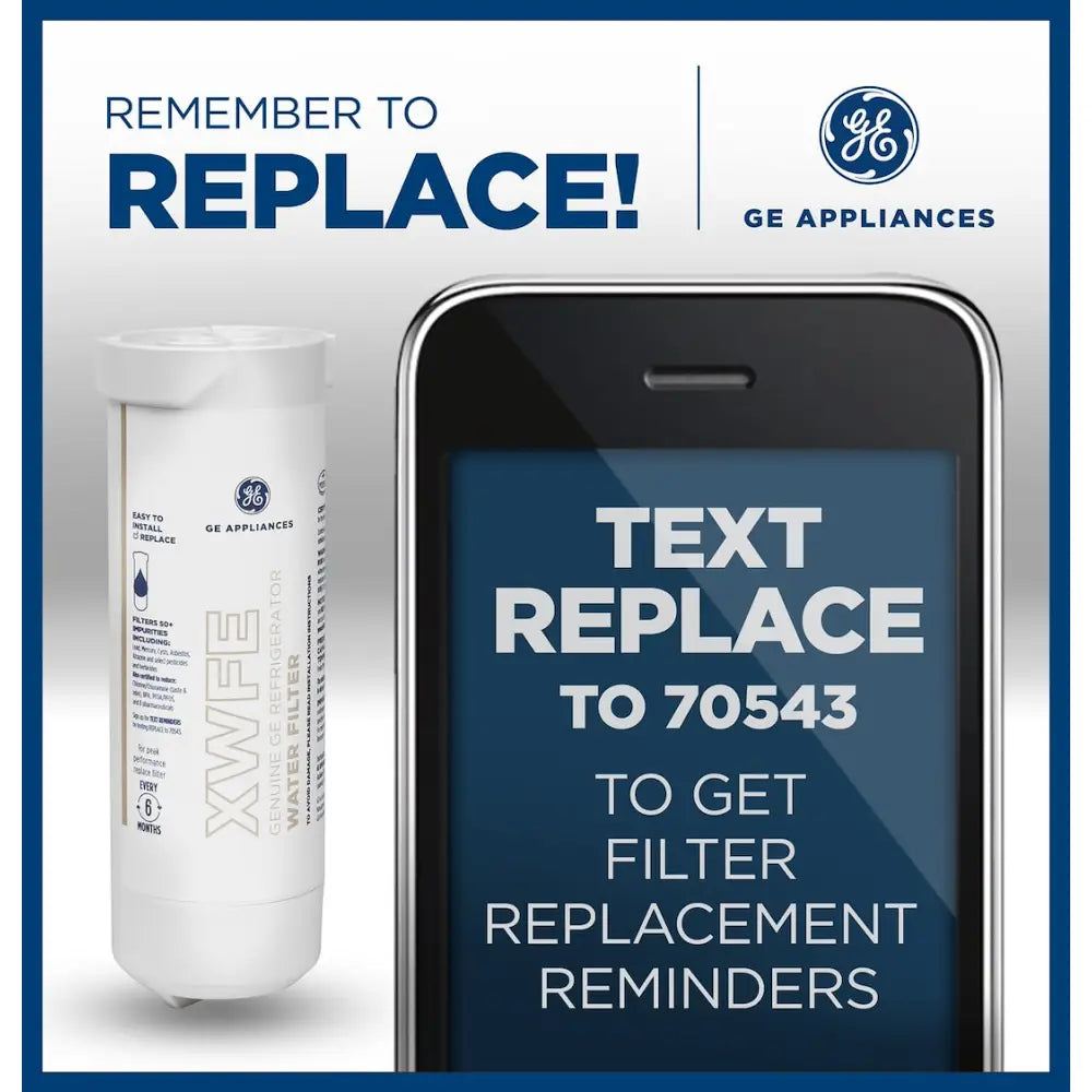 GE Appliance Made In USA Refrigerator Water Filter Xwfe - Xwfe-GE Xwferefrigeratorwaterfilter
