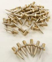Golden track spikes with threaded bases from GELS-9200 30 Eliminator T Nut Stud pack