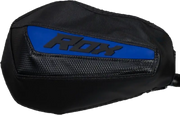 Black and blue RDX punching mitt with textured panels for Gen 3 Flex Tec Handguards