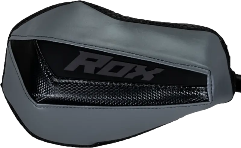 Gray and black RDX boxing focus mitt for Flex Tec Handguards Blk/Grey training