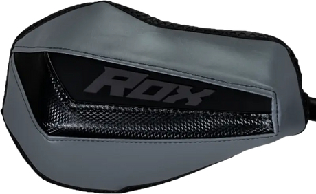Gray and black RDX boxing focus mitt for Flex Tec Handguards Blk/Grey training