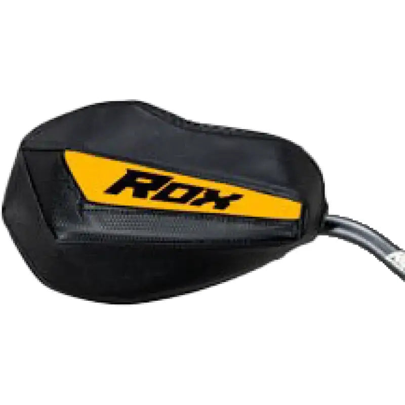 Black and yellow insulated handlebar gauntlet for flex tec handguards on Tec Handguards gear
