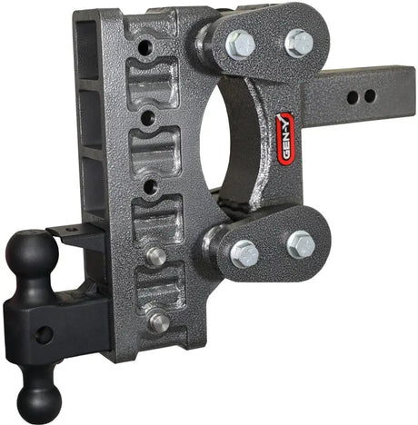 Gen-Y The Boss Torsion-Flex 2.5in Shank 9in Drop 21K Hitch w/GH-061 Dual-Ball/GH-062 Pintle Lock - RV and Auto Parts