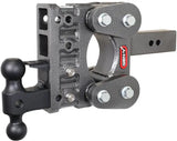 Gen Y The Boss TorsionFlex 2.5In Shank 5In Drop 16K Hitch w/ GH-051 Dual-Ball GH-032 Pintle Lock - Truck & Automotive
