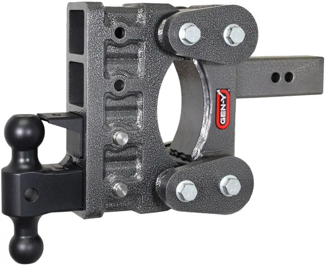 GEN-Y The Boss TorsionFlex 2.5-In Shank 6-In Drop 21K Hitch with GH-061 Dual-Ball and GH-062 Pintle Lock