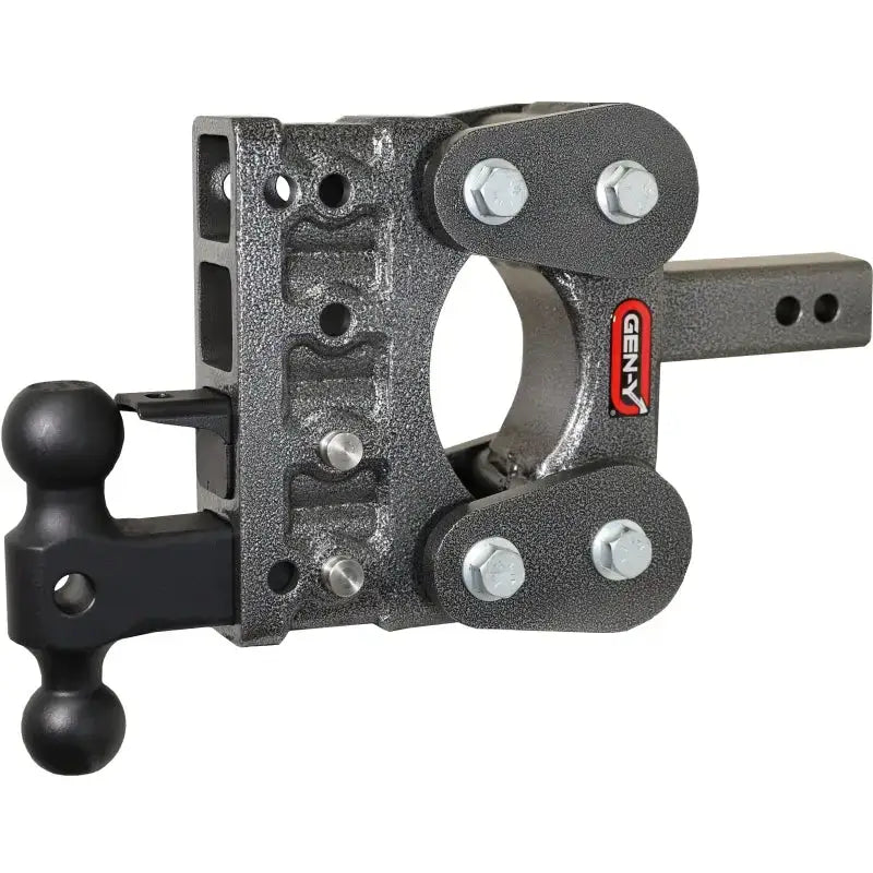 Gen Y The Boss TorsionFlex 2In Shank 5In Drop 10K Hitch w/ GH-031 Dual-Ball / GH-032 Pintle Lock - Truck & Automotive