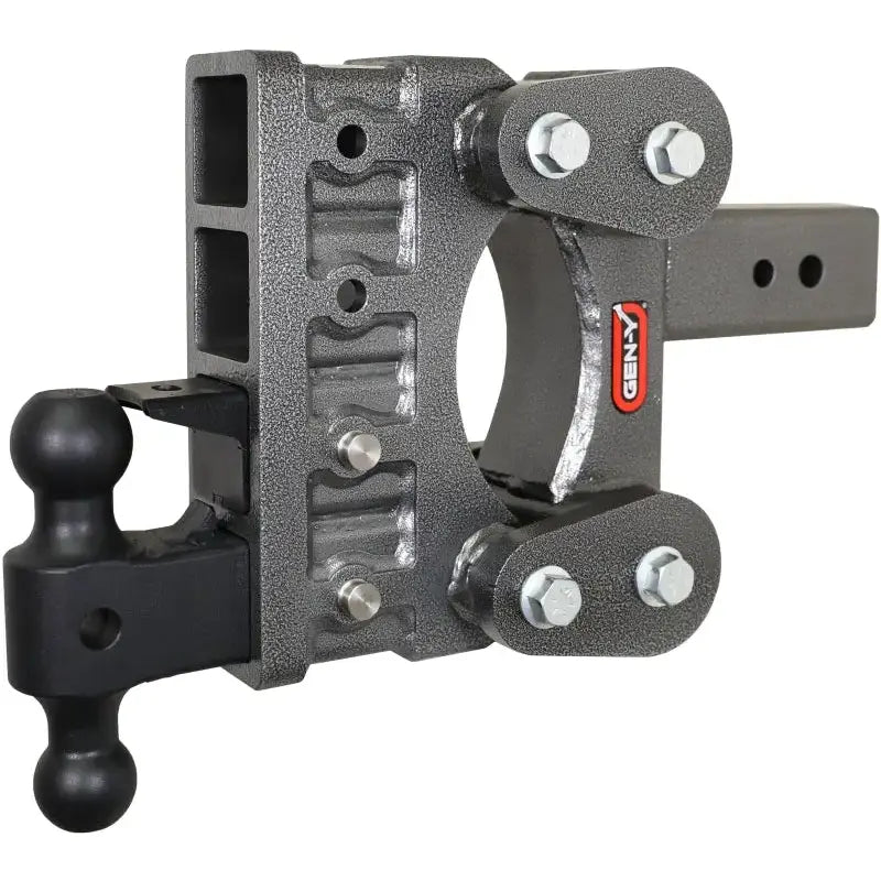 Gen Y The Boss TorsionFlex 3In Shank 6In Drop 21K Hitch w/ GH-061 Dual-Ball GH-062 Pintle Lock - Truck & Automotive