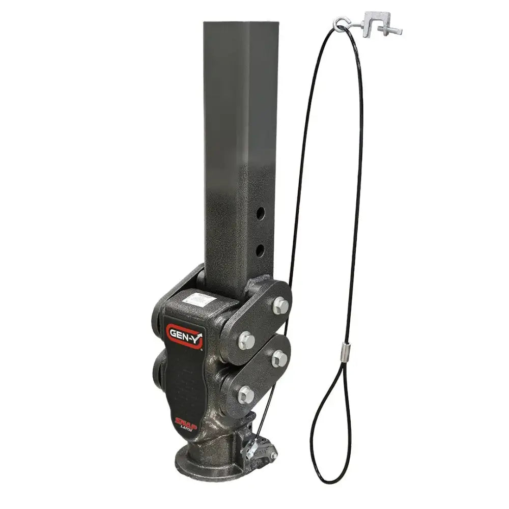 GEN-Y Hitch Durable Powder Coat Finish Gooseneck Trailer Coupler GH-7092 - Spartan Torsion-Flex Manual Latch
