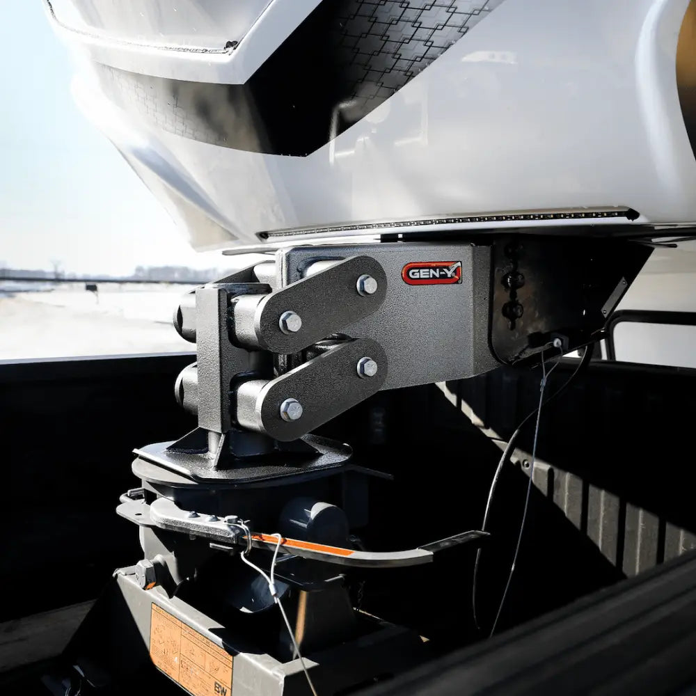 GEN-Y Hitch Eliminates Shock Transfer Fifth Wheel Trailer Hitch Pin Box GH-8071 - Executive Torsion-Flex Rhino