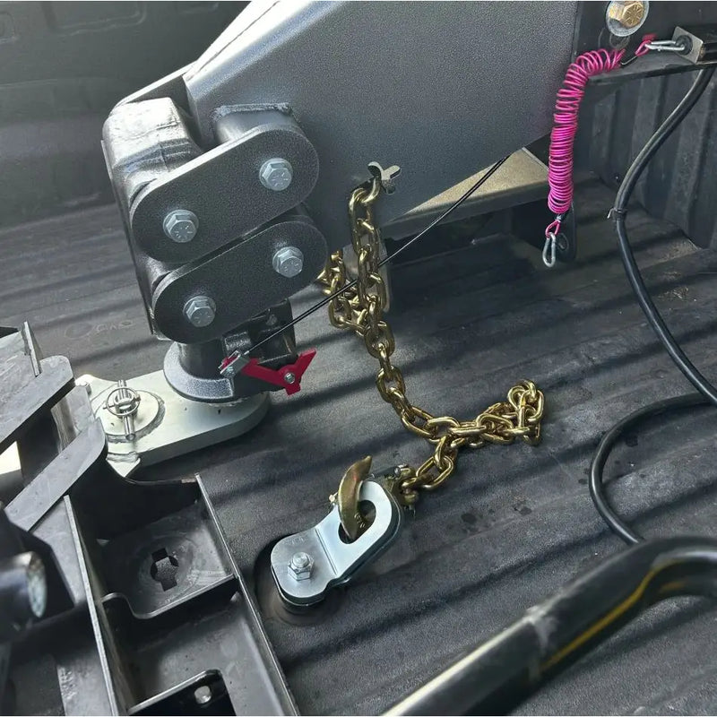 GEN-Y Hitch Made In USA Trailer Safety Chain Anchor GH-103195 - Pair Plate Style Puck AS