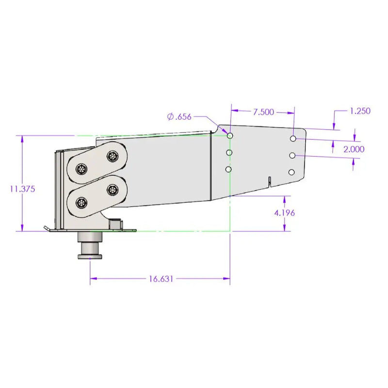 GEN-Y Hitch Maintenance Free Fifth Wheel Trailer Hitch Pin Box GH-8051 - Executive Torsion-Flex Rhino