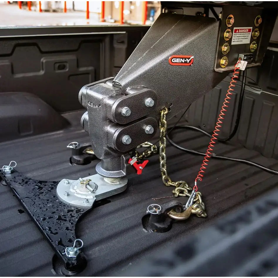 GEN-Y Hitch Maintenance Free Gooseneck Trailer Coupler GH-8047AL - Executive Torsion-Flex Turning Poin