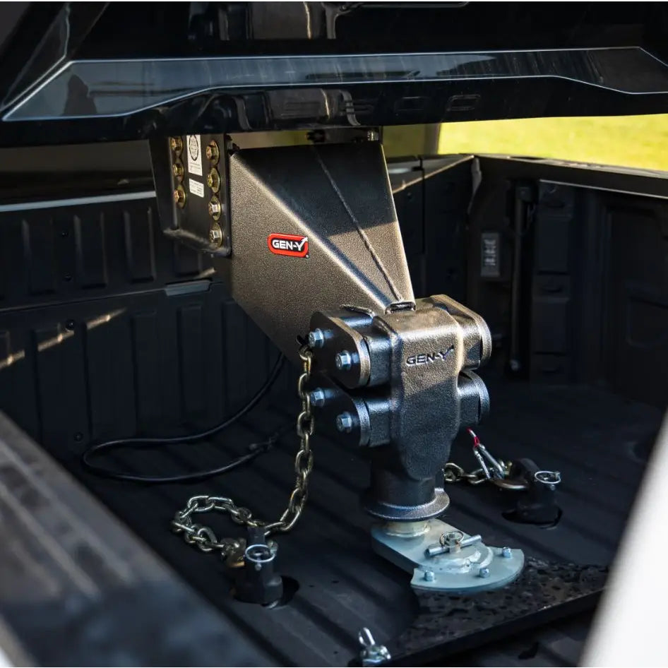 GEN-Y Hitch Maintenance Free Gooseneck Trailer Coupler GH-8047AL - Executive Torsion-Flex Turning Poin