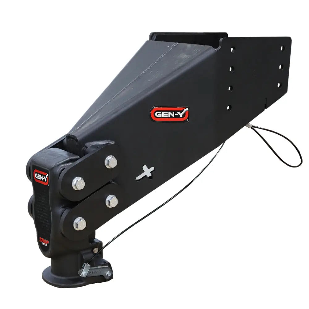 GEN-Y Hitch Precision Milled And Drilled Gooseneck Trailer Coupler GH-8076AL-BRK-BK - Iii Executive Auto Latch Tors