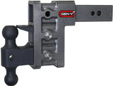 Gen Y Mega Duty 2.5In Shank 6In Drop 3500 lb TW 32K Hitch w/ GH-0161 Dual-Ball w/Pintle Lock - Truck & Automotive