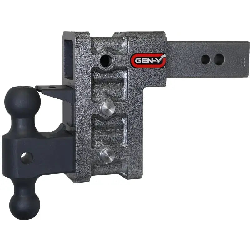 Gen Y Mega Duty 2.5In Shank 6In Drop 3500 lb TW 32K Hitch w/ GH-0161 Dual-Ball w/Pintle Lock - Truck & Automotive