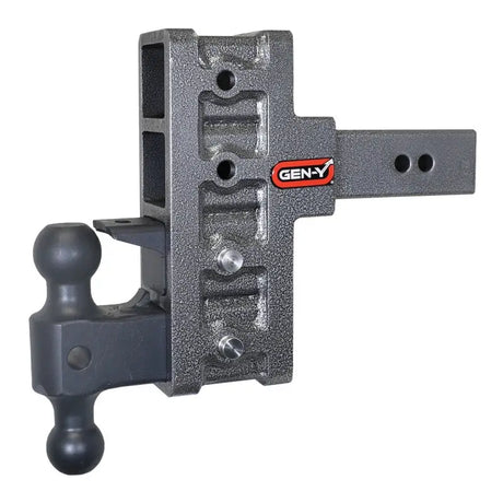Gen Y Mega Duty 2.5In Shank 6In Offset Drop 21K Hitch w/ GH-061 Dual-Ball / GH-062 Pintle Lock - Truck & Automotive