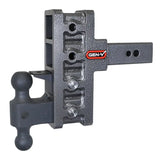 Gen-Y Mega Duty 2.5in Shank 6in Offset Drop 32K Hitch w/GH-0161 Dual-Ball/GH-0162 Pintle Lock - RV and Auto Parts