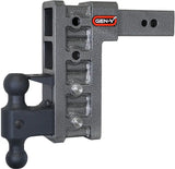 Gen-Y Mega Duty 2.5in Shank 9in Drop 3500lb TW 32K Hitch w/GH-0161 Dual-Ball/Pintle Lock - RV and Auto Parts