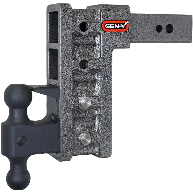 Gen-Y Mega Duty 2.5in Shank 9in Drop 3500lb TW 32K Hitch w/GH-0161 Dual-Ball/Pintle Lock - RV and Auto Parts