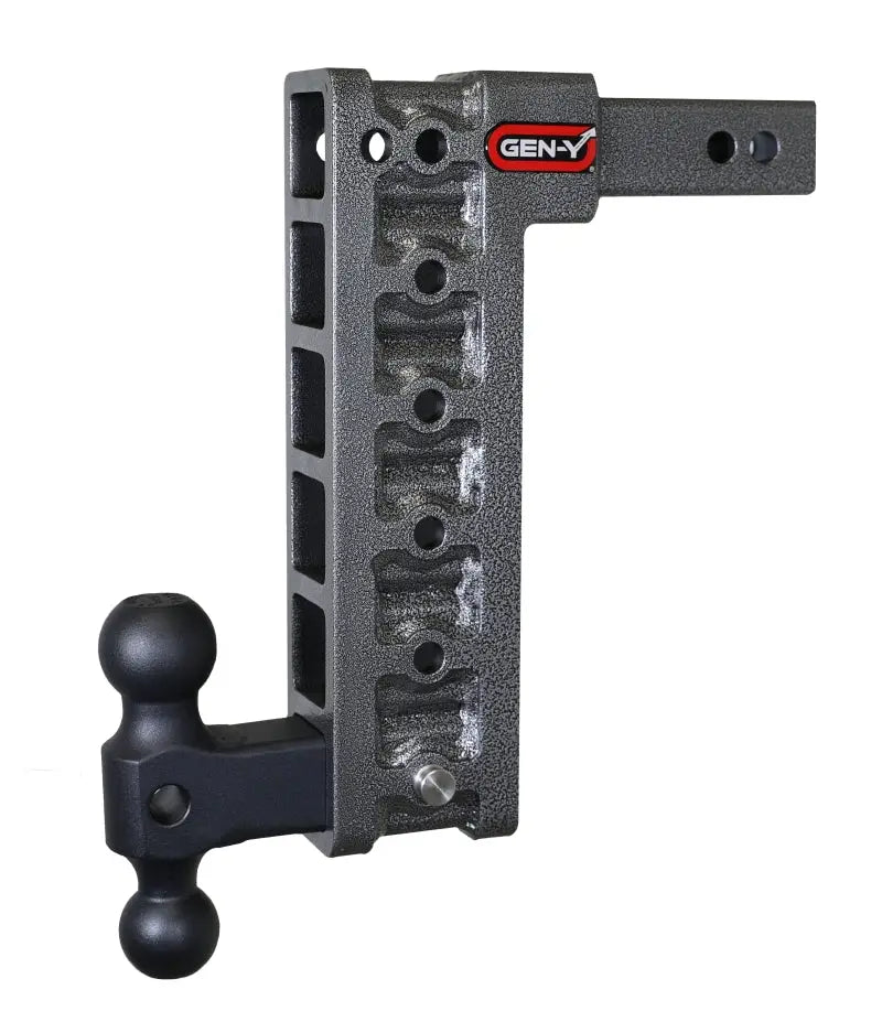 Gen Y Mega Duty 2In Shank 12.5In Drop 10K Hitch w/ Dual-Ball (Stabilizer Kit Recommended GH-0100) - Truck & Automotive