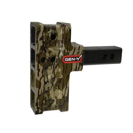 Gen-Y Mega Duty 2in Shank 5in Drop 1.5K TW 10K Hitch w/GH-031 Dual-Ball/GH-032 Pintle - Mossy Oak - RV and Auto Parts