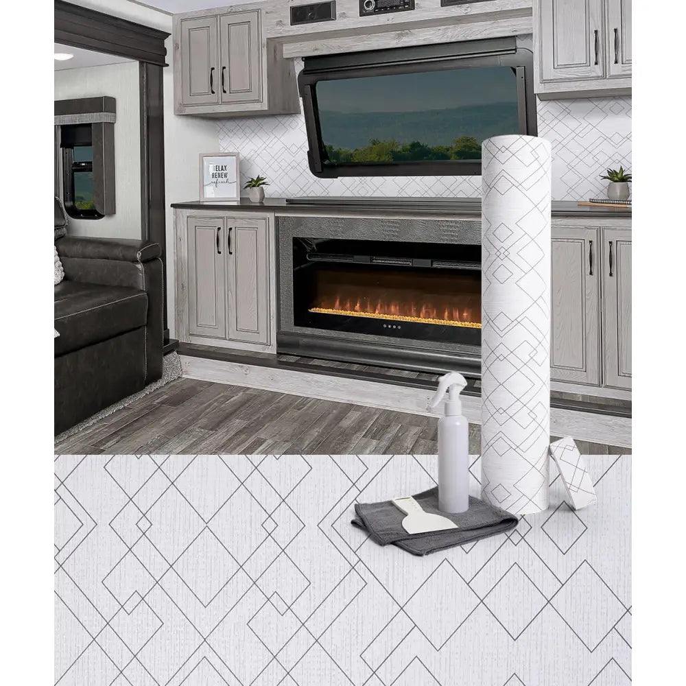 Genesis Prod No Supplier Warranty RV Interior Remodel 543521 - Silver Prism 100 Wall Kit