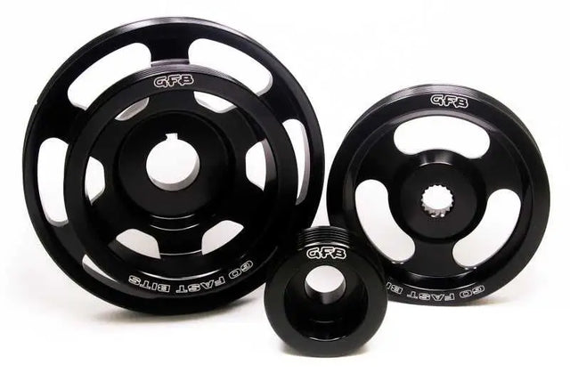 Go Fast Bits GFB 08+ WRX/STi / 09+ Forester / 03-09 LGT 3 pc Underdrive/Non-Underdrive Pulley Kit