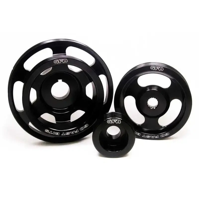 GFB 08+ WRX/STi / 09+ Forester / 03-09 LGT 3 pc Underdrive/Non-Underdrive Pulley Kit 