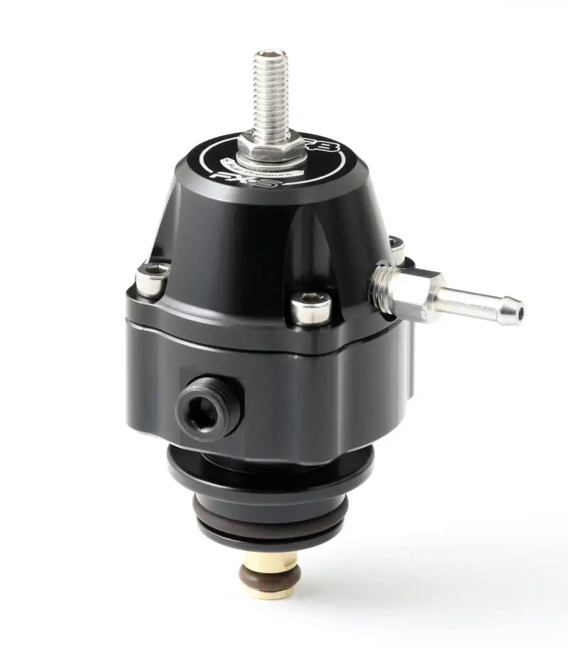 Black GFB FX-S Bosch Fuel Pressure Regulator for optimal fuel pressure control