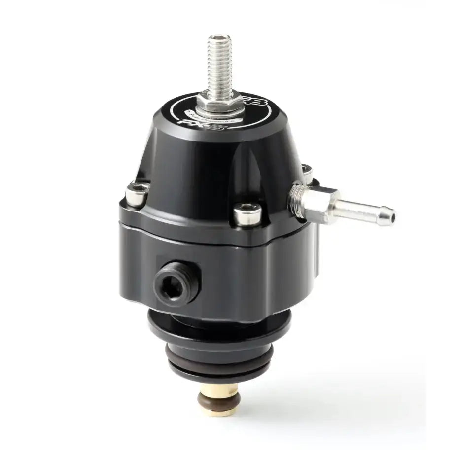 Black GFB FX-S Bosch Fuel Pressure Regulator for optimal fuel pressure control