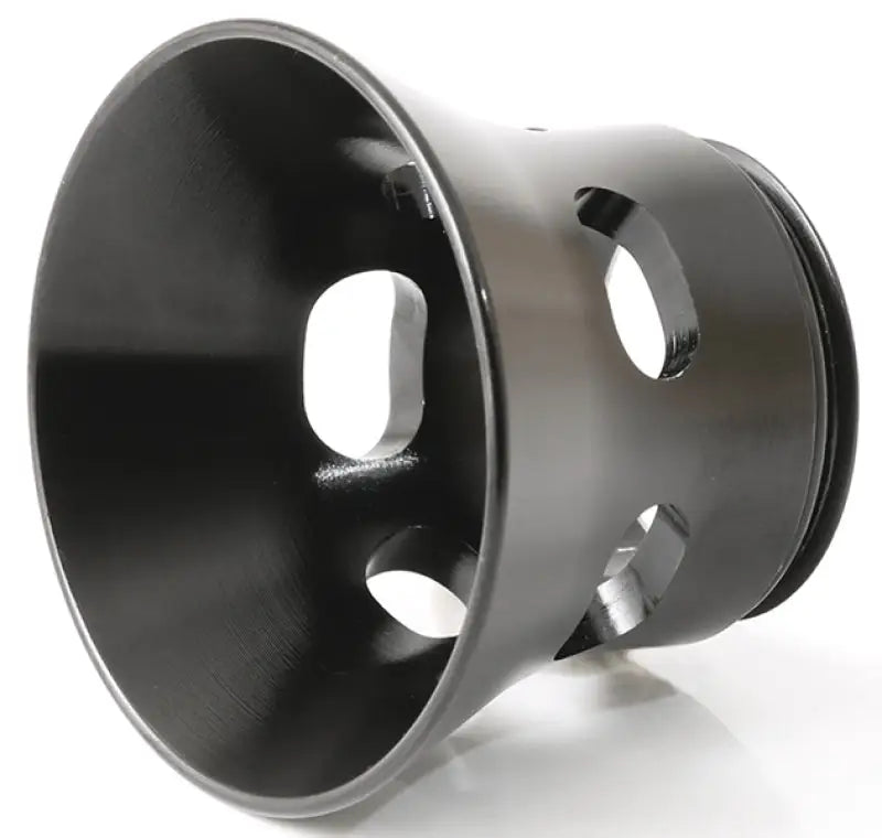 Black metal perforated funnel for GFB Standard Replacement Trumpet, a replacement trumpet part
