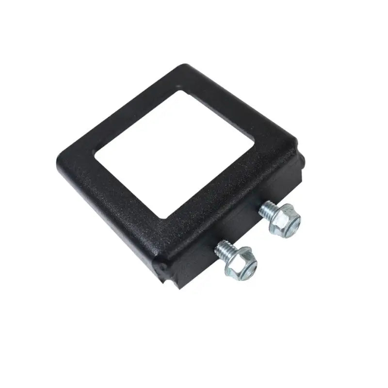 Black square metal cover with bolts for GH-102230 Gen-Y Hitch Anti Rattle Attachment