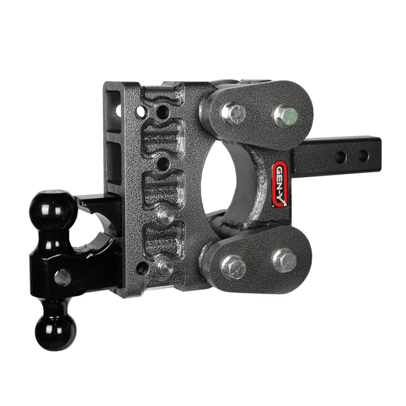 GH-1224 Gen-Y Hitch The Boss Torsion-Flex 2' Shank 5' Drop for heavy-duty towing with smooth Torsion-Flex technology.