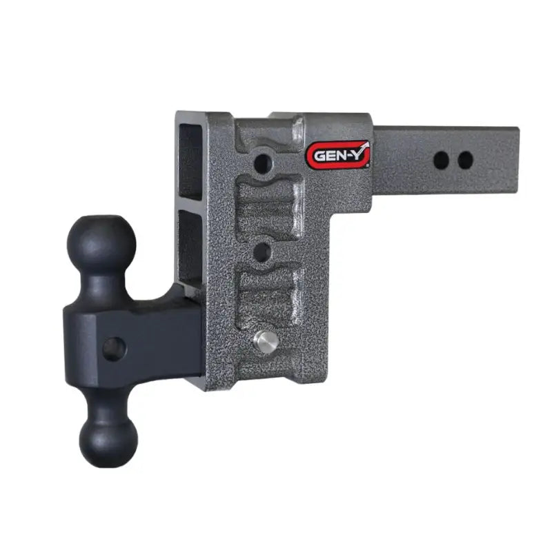 Adjustable Gen-Y Hitch Mega-Duty trailer hitch with dual ball mounts for versatile towing