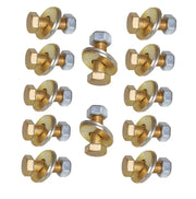 GH-80943 Gen-Y Hitch Bolt Installation Kit in durable gold and silver color for secure hitch attachment for RV, automotive, powersports, off-road, marine, exterior, truck accessories, interior, truck bed, rv parts, Towing & Hitches, Wheel and Tire Accessories, Towing | Trailer | Axles | Brakes | Boat, AVADA - Best Sellers, Must Haves