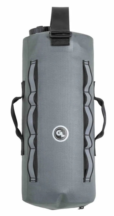 Gray waterproof duffel bag from Giant Loop Cactus Canteen 3 Gallon collection