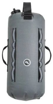 Gray giant loop cactus canteen water container with black straps for outdoor adventures